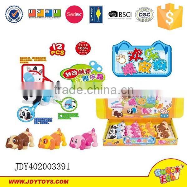 Good selling cheap small animals plastic wind up toys