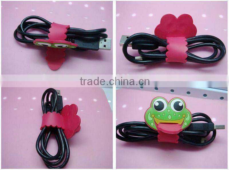cartoon graphic gifts usb cable holder