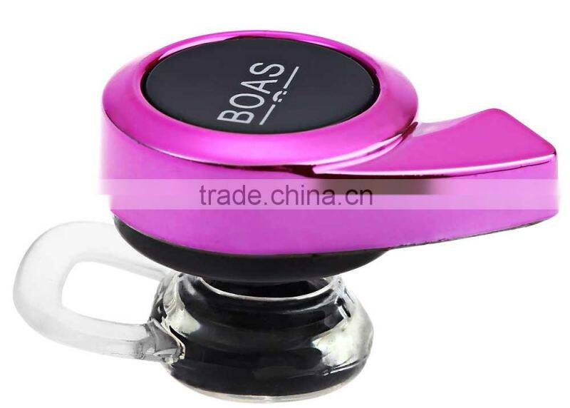 Hot Sale BOAS LC - 888 Mini Wireless Bluetooth 4.1 In-ear Headphones Earphone Support Handsfree Noise Reduction Earphones