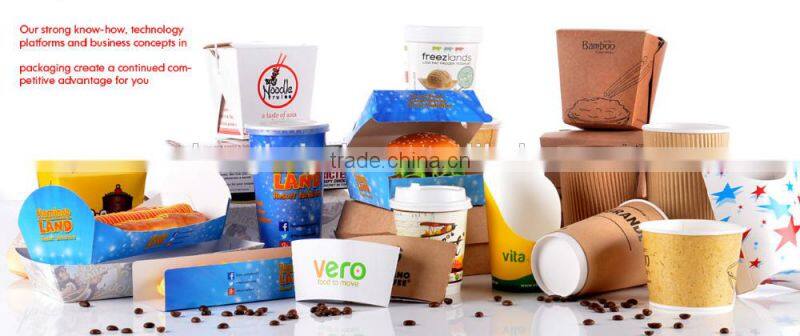 China supplier export food grade cardboard muffin packaging box