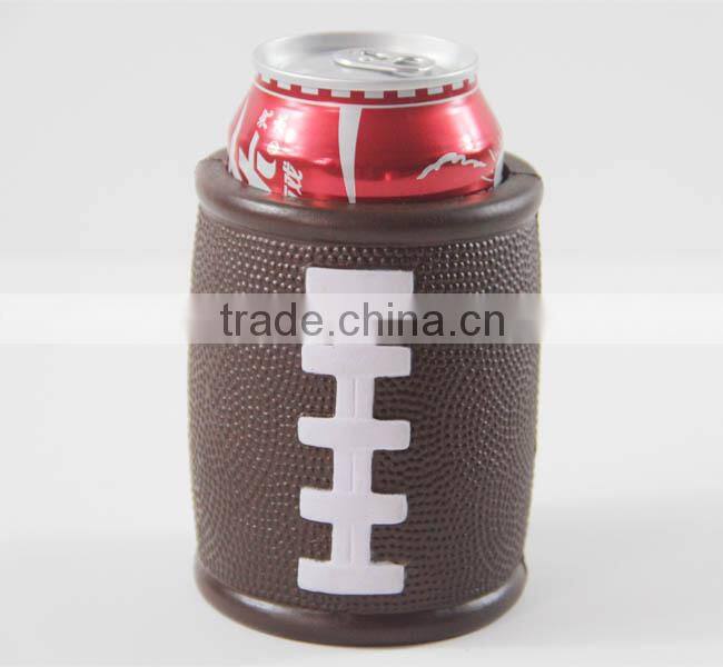 PU Foam Can Coolers Stubby Holder,Football Can Cooler