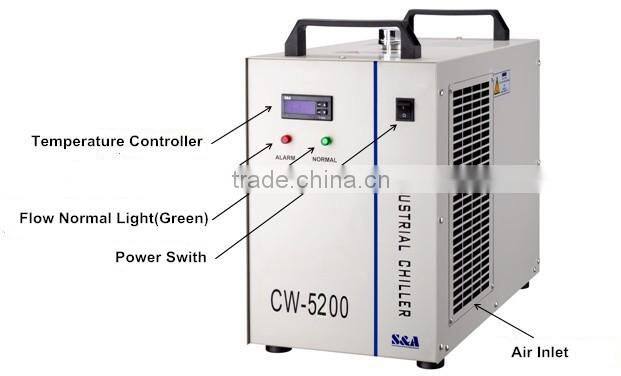 A&S CW5200 industrial refrigeration chiller for double laser tube