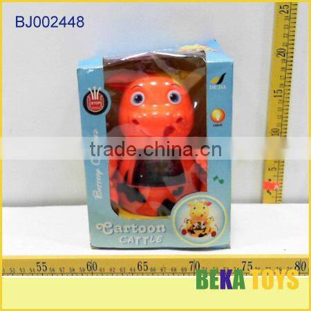 Lovely electric animal toy /plastic battery operated rabbit toy