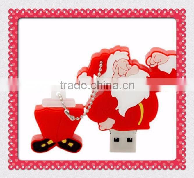 multi-pattern cute and fun Christmas theme of the custom usb flash drive