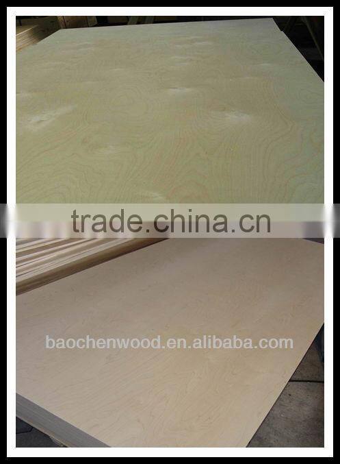 4'*8' Russia Birch Plywood For Furniture