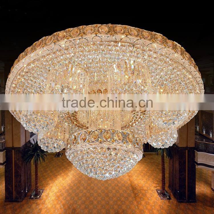Large Chandelier Suspended LED Ceiling Light Fixtures China with Romote Control