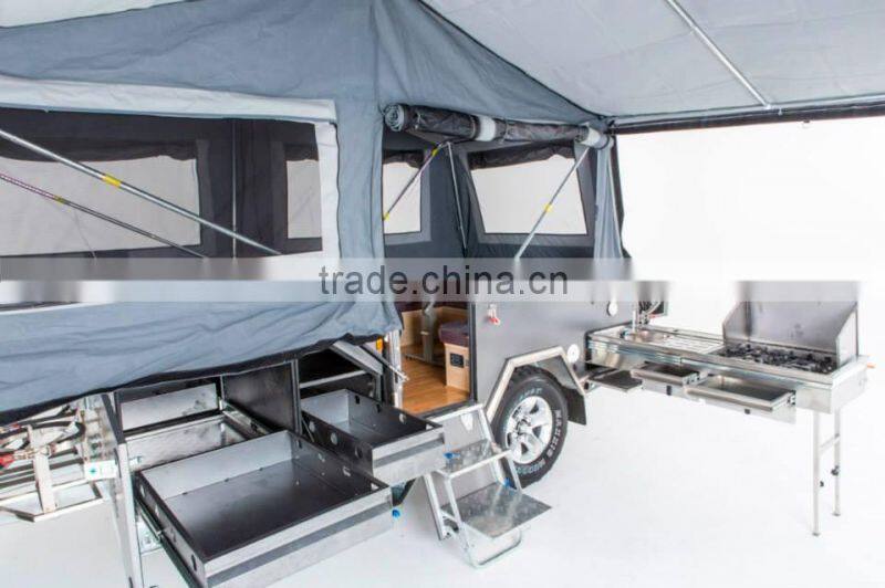 2016 front fold open camper trailer