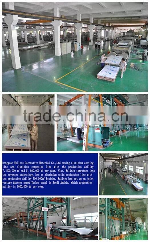 low cost brushed sheets aluminum composite panel material decorative interial ACP