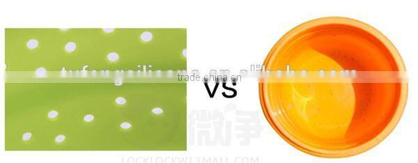 Colorful spiral-cut handled cheap fruit basket