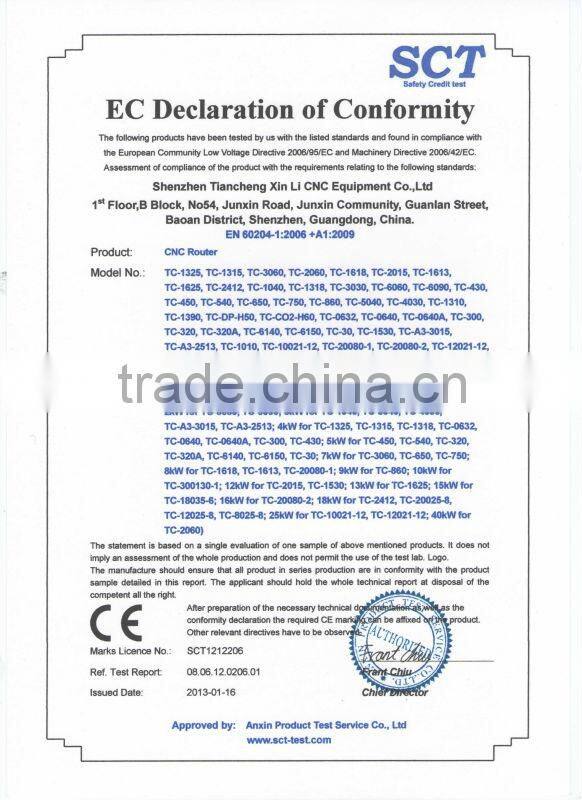 8-Head CNC router machine for rosewood furniture 2015