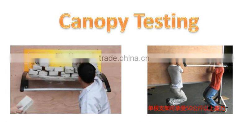 Outdoor New design manual type clear plastic polycarbonate roof gazebo