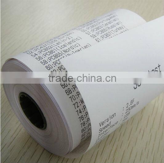 1 ply white blank thermal paper rolls printer paper