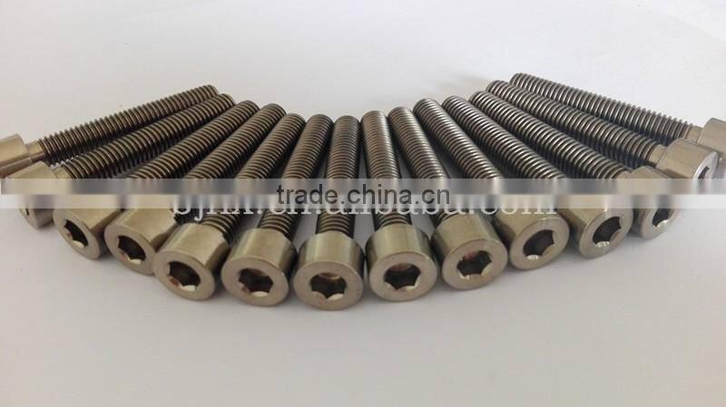 TA2 titanium hexagon bolt M6 M8 M10 M12 M16