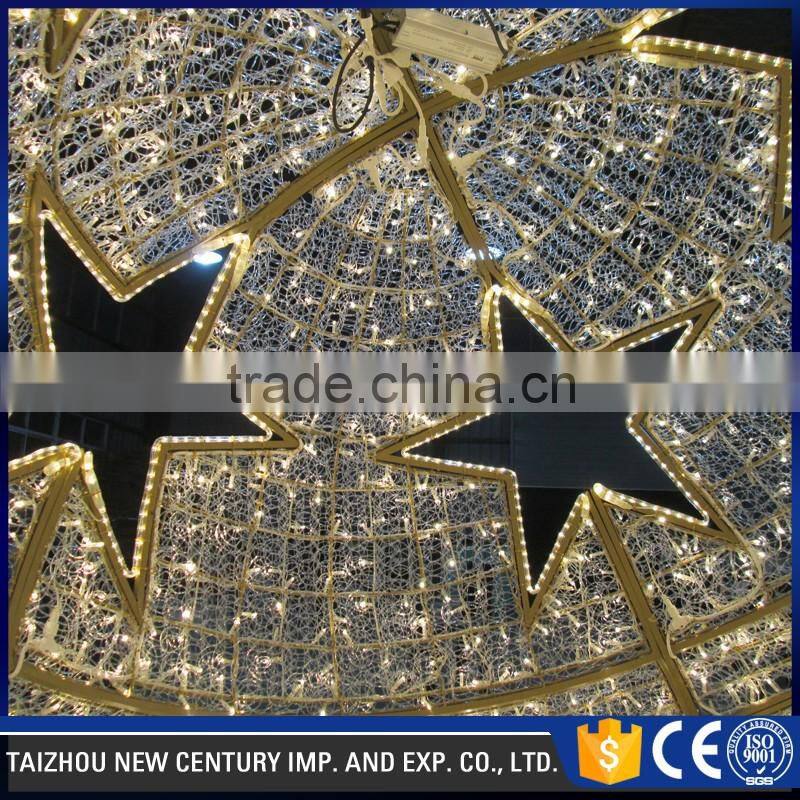 steady wire frame christmas light motif