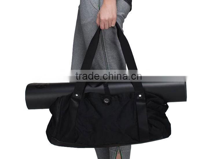 Wholesale Tote Shoulder Black Yoga Mat Bag