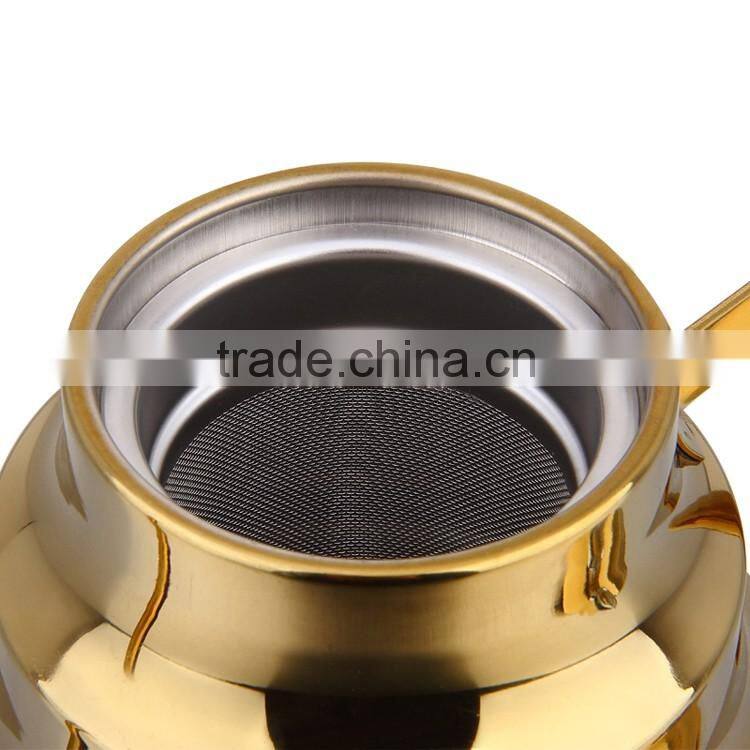 colourful stainless steel long spout coffee pot & tea pot