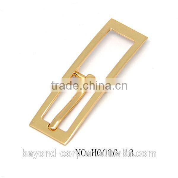 13mm super slim H shape buckle for handbag lady fashion buckle