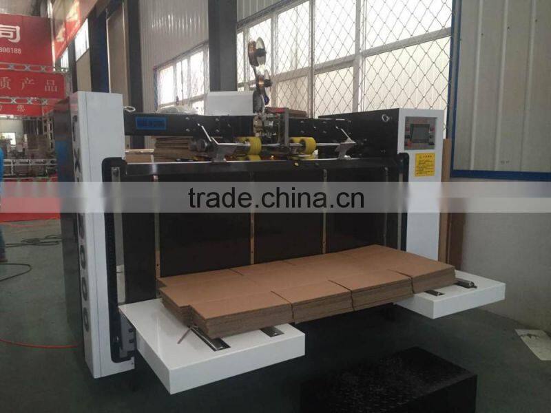 Corrugated box stitcher carton stapler stitching machine