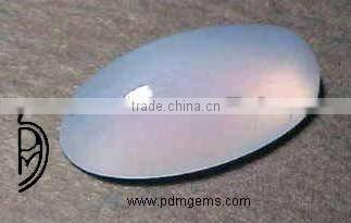 Blue Chalcedony 6x8 mm Smooth Plain Oval Wholesale Gemstone manufacturer Blue Chalcedony