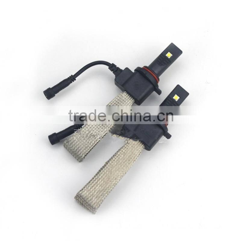 9012/HIR2 Plug & Play 40W 5000LM LED Headlight Kit Car Driving Fog Lamp Bulbs 6000K White Automotive DRL Car Light Source