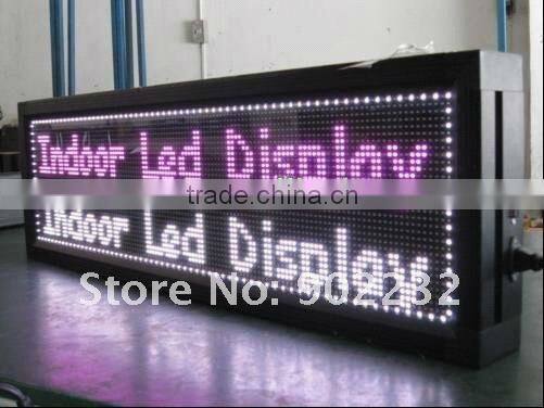 Indoor led message board,programme led running message signs