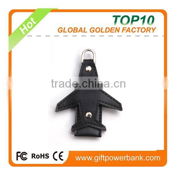 China usb factory leather airplane usb flash drive usb disk