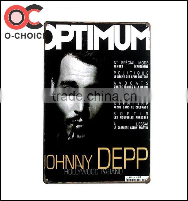 Vintage decorative Tin beer signs