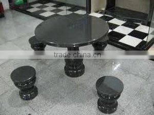 Absolute black granite monument