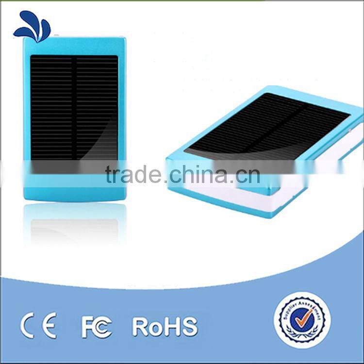 2016 Newly launched wholesale cheap waterproof solar power bank solar panel energy charger