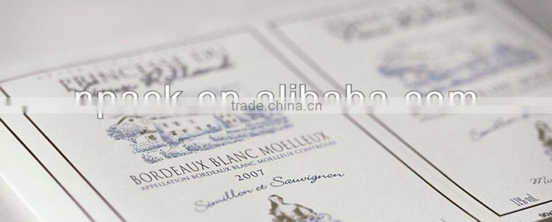 label sticker custom self adhesive label