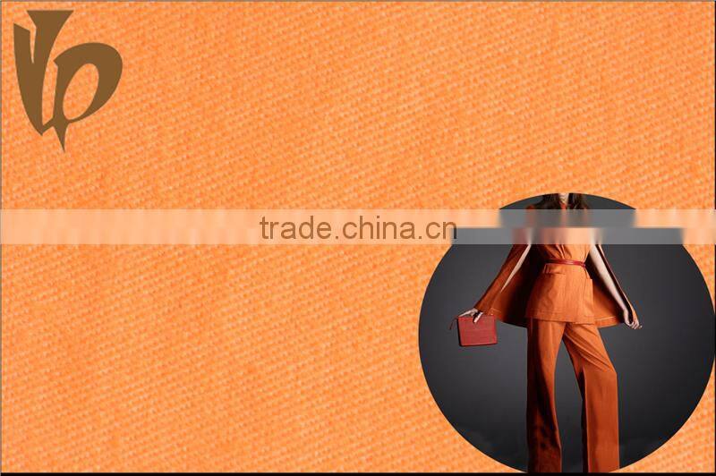 ramie and cotton interwoven spandex elastic fabric plain dyeing fabric twill fabric