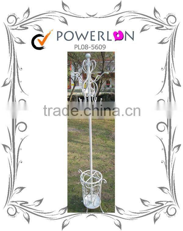 Cheap Unique Design Vintage Standing Wrough Iron Coat Rack Garden Ornament For Indoor Home I28M TS05 G00 X00 PL08-5609