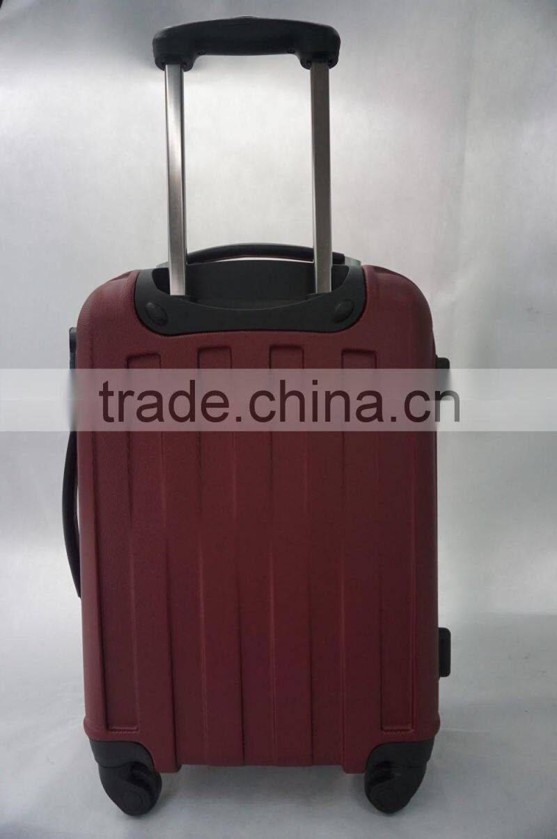 2016 china factory trolley Fashion ABS luggage bag uggage set/travel luggage