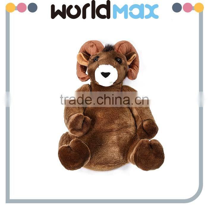 Soft Touching Brown Goat Oem Plush Toys for Kids