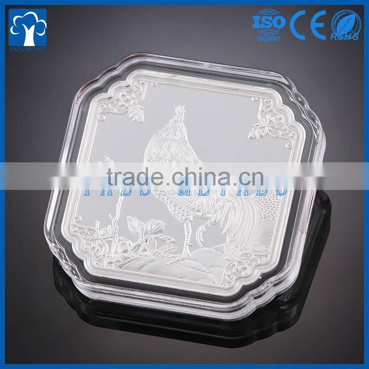 custom metal manufacturer Hydraulic pressure silver coin