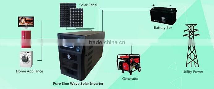 Off Grid tower installation hybrid Inverter with MPPT Controller 96V 6KVA/4.8KW