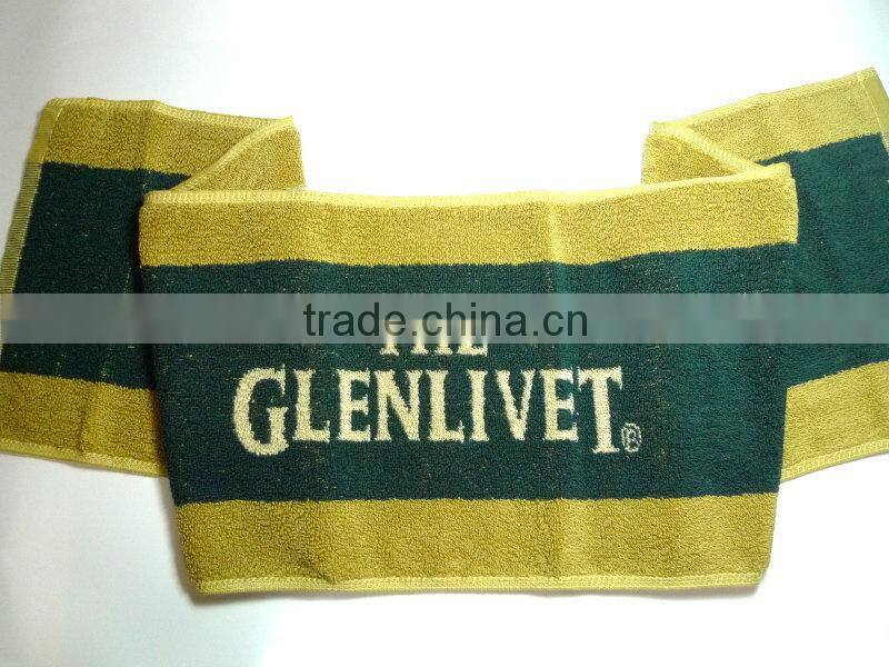 cotton yarn dyed stripe sports towel