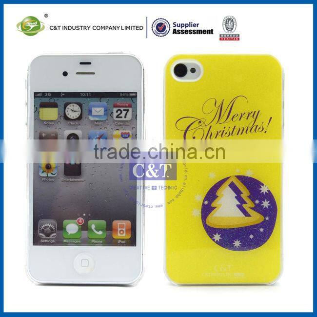 Christmas Snowman Hard Back Case Cover for iPhone5 5g