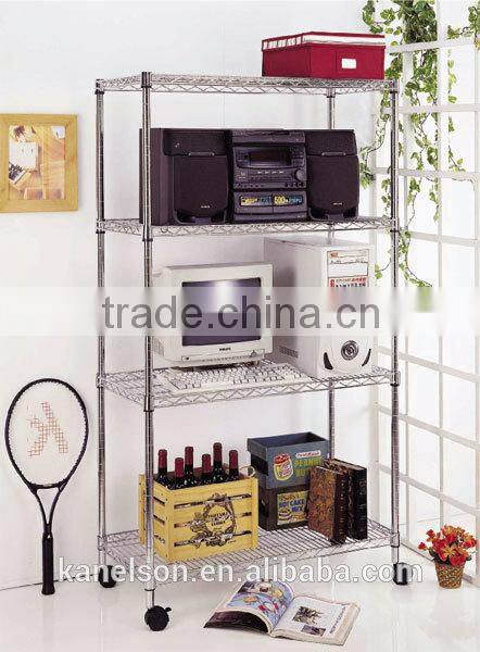 Heavy duty chrome wire rack, wire shelf, wire shelving