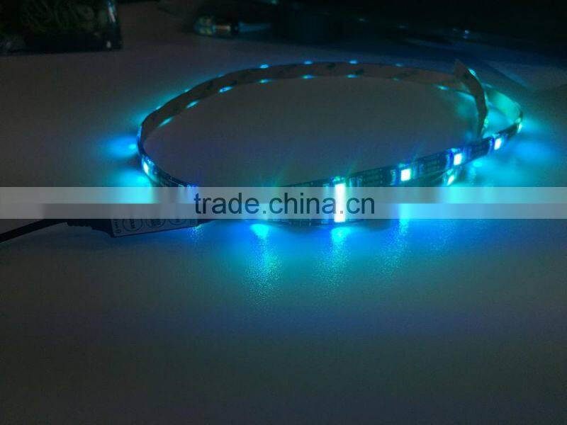 5050 rgb led strip for tv setback high quality 60 leds/m apply to TV set usb ports
