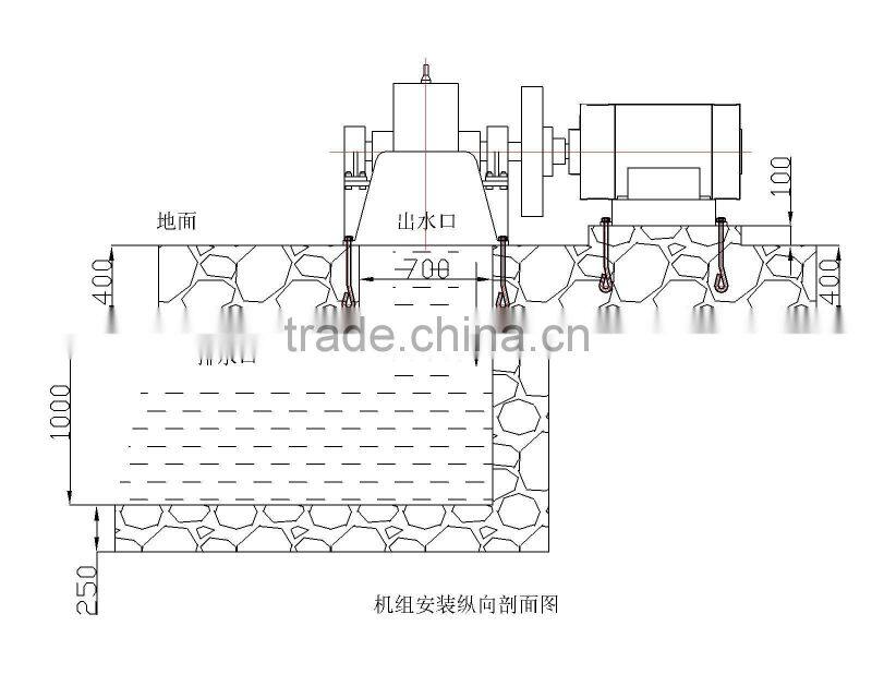 Pelton hydro power station 100KW