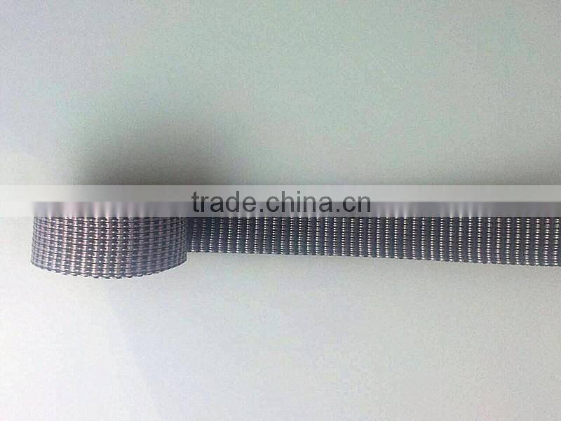 Custom logo jacquard woven pattern band tape pp webbing