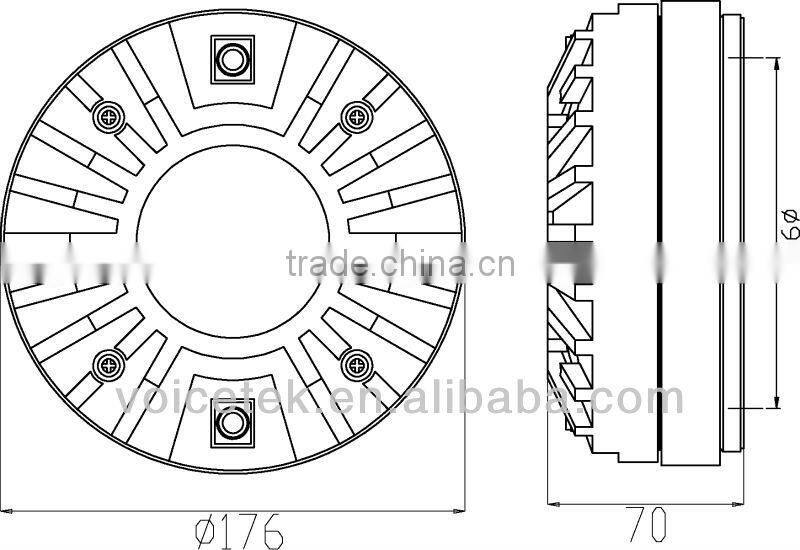 TSCT-7501 200W compression driver , 2 inch exit tweeter neo speaker driver