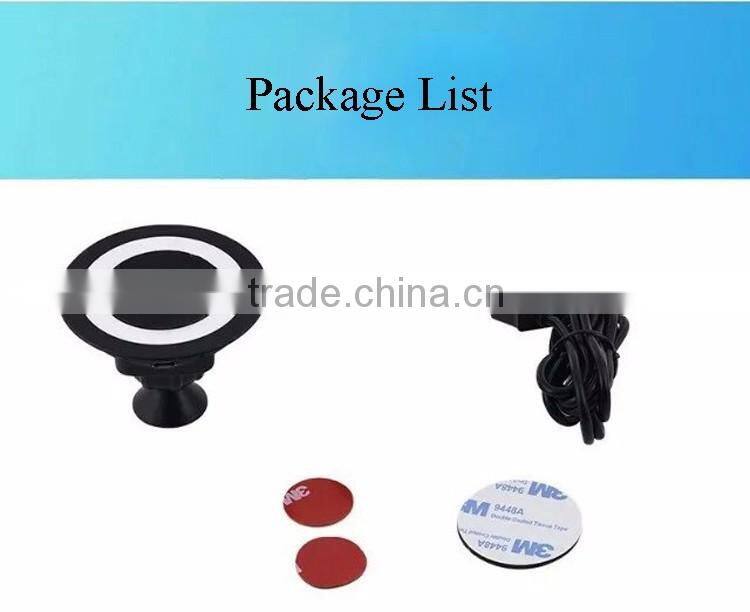 360 Rotating Magnetic Stand Holder Qi Wireless Charger for iPhone 5 6 6S Magnetic wireless Charger