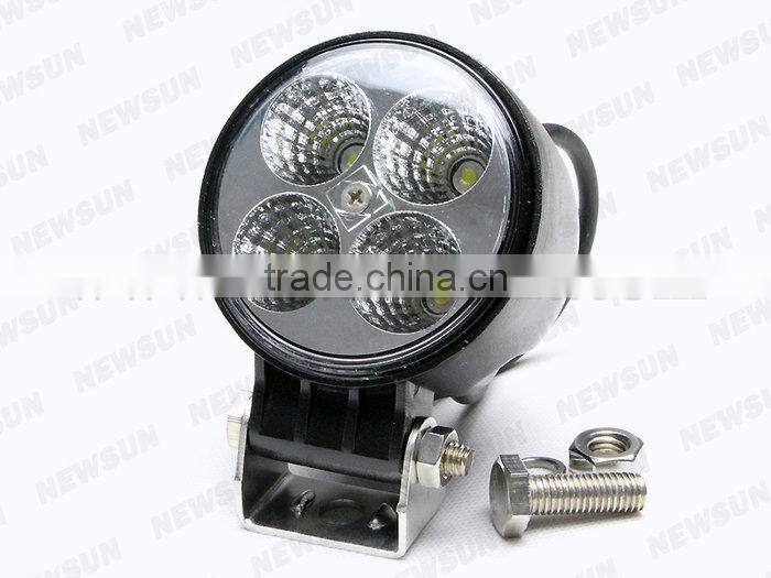 IP68 Waterproof 12w C ree Offroad Led Work Light For Tractor,Forklift,Off-road,Atv,Excavator,Heavy Duty Equipment Etc