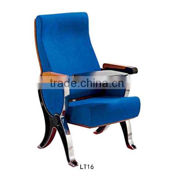 Auditorium furniture fabric High back chair Elegant cinema chairs on sale LT21