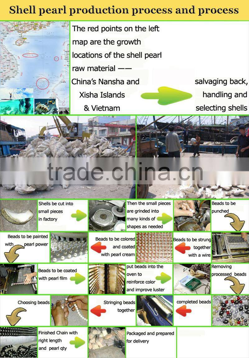 custom wholesale fashion south sea shell pearl o ring