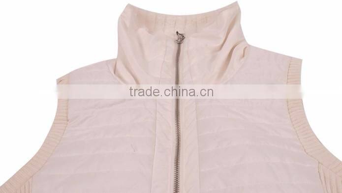Runtex Ladies casual vests with sweater patch RLJ065