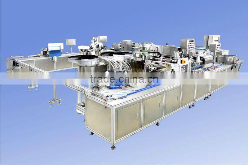 Fully auto assembly machine for blood collection needle production line
