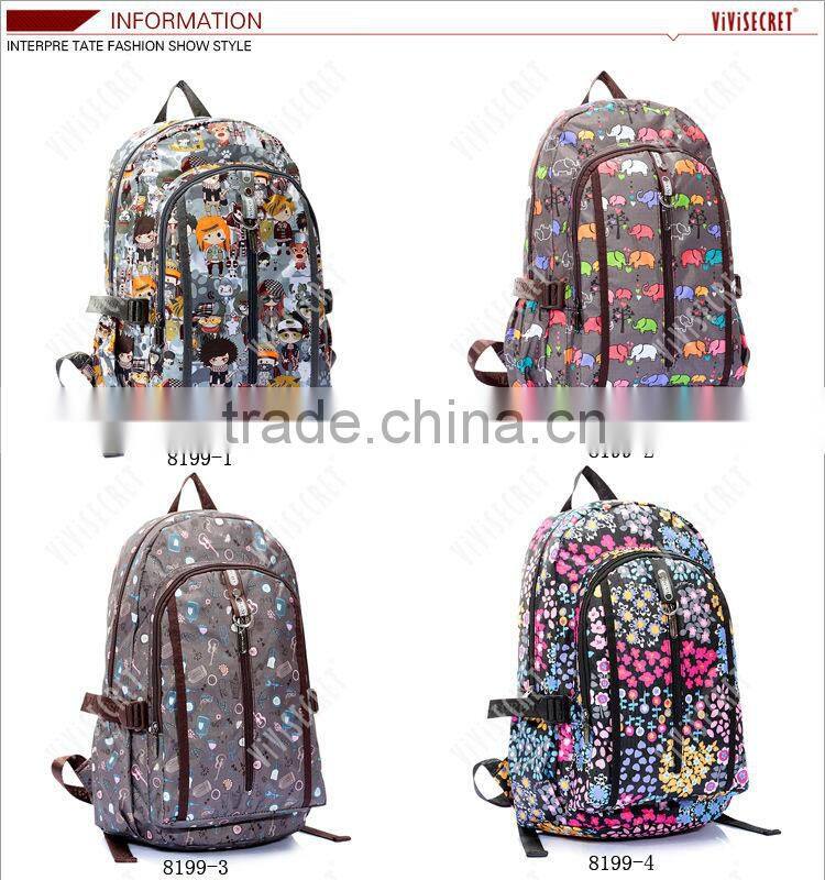 vivisecret sample style color life laptop backpack